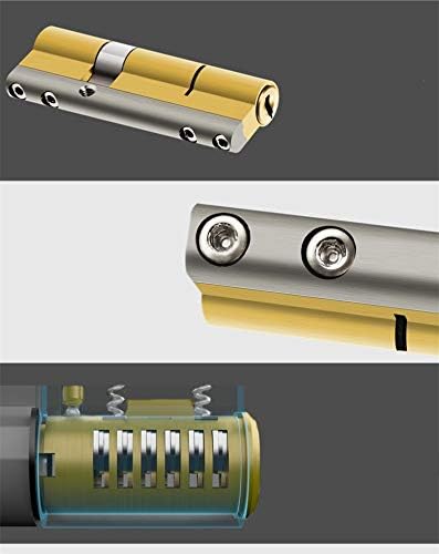 ユーロシリンダーロック、ドアロックシリンダー、ロックシリンダー盗難銅ロックシリンダー(35x35)。