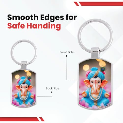 Image of Premium Printed Metal Keychain for Men & Women | High-Definition Artwork Print | Durable Key Ring for Car, Bike, Home & Office Keys | Stylish Decorative Key Holder Gift