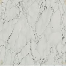 45 Self Adhesive White Marble 12" X 12" Vinyl Flooring Tiles