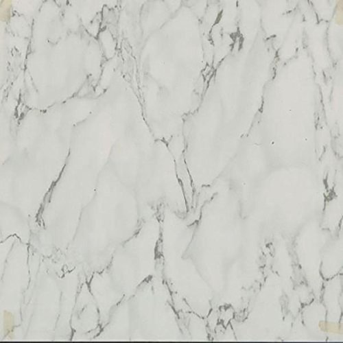 45 White Marble 12" x 12" Self-Adhesive Vinyl Floor Tiles