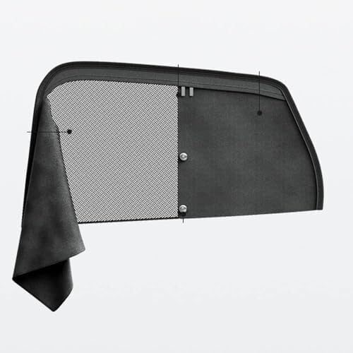 Tendine parasole per finestrini auto Tendina parasole per finestrino auto per Hatchback 2011-2018, traspirante, per la privacy, con protezione UV, ventosa magnetica, 4 pezzi