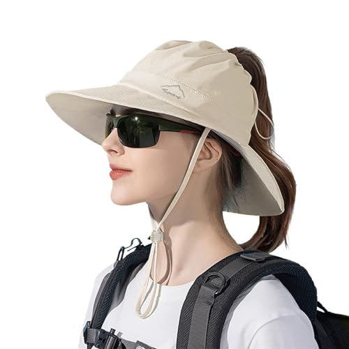 Chapeau de plage femme large bord anti UV souple et élégant