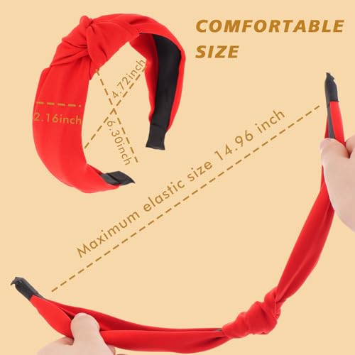 50% OFF Diademas Anudadas Antideslizantes para Mujer - Paquete de 5