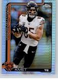2025 Topps Chrome Prism Refractor Football Card #51 Cole Kmet Bears
