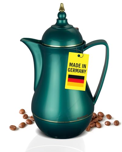 ROTPUNKT Isolierkanne 1L - Premium Kaffekanne Made in Germany I Hält bis zu 24 Std heiß I Warmhaltekanne für Kaffee und Tee (SEMA 911, Shiny Hummingbird) ROTPUNKT Isolierkanne 1L - Premium Kaffekanne Made in Germany I Hält bis zu 24 Std heiß I Warmhaltekanne für Kaffee und Tee (SEMA 911, Shiny Hummingbird)