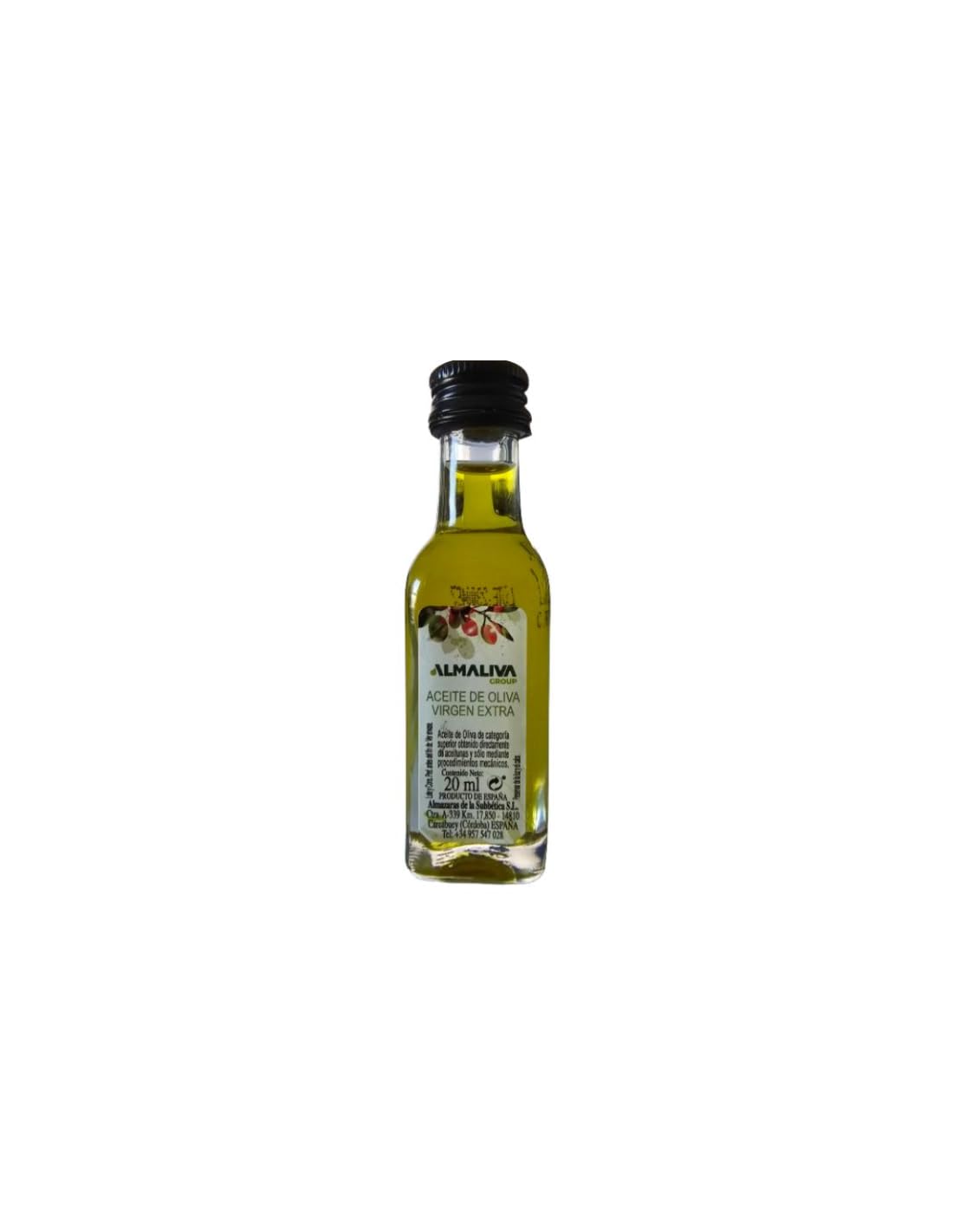 ALMAOLIVA Gran Selección | Caja 252 Miniaturas de Aceite de Oliva Virgen Extra Coupage - Botella de Cristal 20 ml
