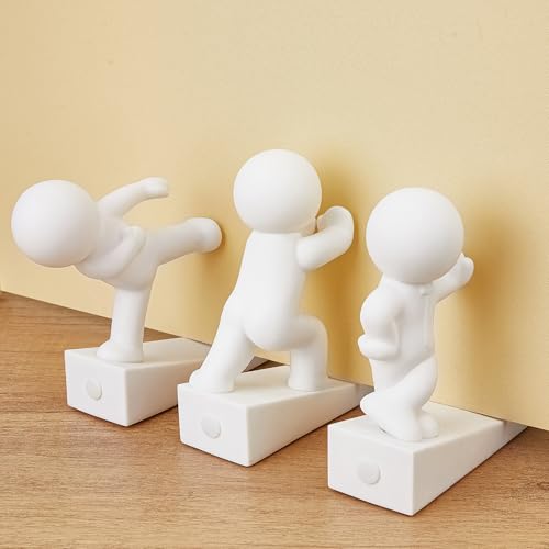 Omoojee Cute Door Stopper 3 Pcs Decorative Door Wedge for Home and Office Floor Decoration Doorstop(Patented)