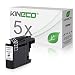 Produktbild Kineco 5 Tintenpatronen kompatibel für Brother LC-223 LC223 XXL LC-225 LC-227 für Brother MFC-J5320DW, MFC-J5620DW, MFC-J4420DW, MFC-J4620DW, DCP-J4120DW - Schwarz je 20ml