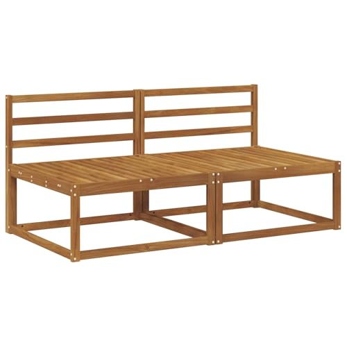 VidaXL 2 Pieza Sofá intermedio de Exterior