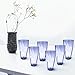 Alaiselit Unbreakable Plastic Cups Plastic Highball Drinking Glasses Tumbler, Large Water Tumbler Set (Set Of 6, 25 Oz) Dishwasher Safe (New Blue)