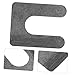 Cabilock Industrial Car Lift Shims u Shaped Spacers High Precision Stabilization for Jack Pads Adjustment