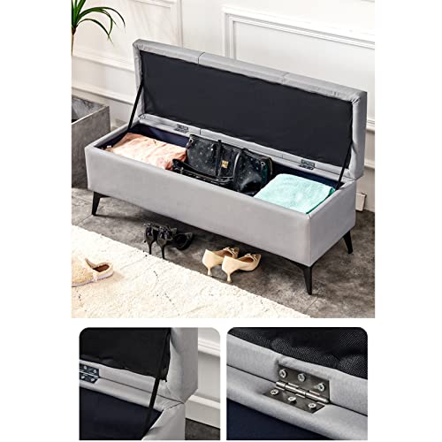 Banc de rangement d'extrémité de lit pour optimiser l'espace et le confort de votre chambre