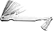 Performance Tool W84602 10-Piece Tappet and Ignition Blade Feeler Gauge Set with SAE and Metric Sizes
