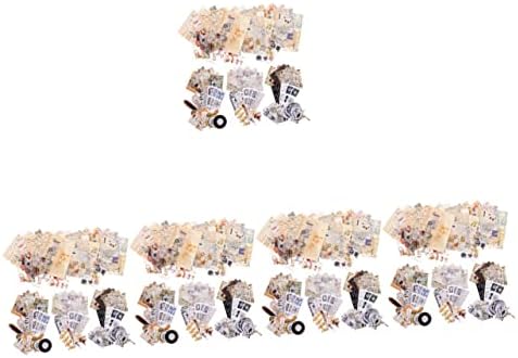 NOLITOY 15 sets Adhesive Album Frame Journals DIY of Vintage Luggage Sticker Washi Laptop Decorative Supplies For Scrapbooking Planners Letter Aesthetic Diary Paper Stamp Photo Stickers