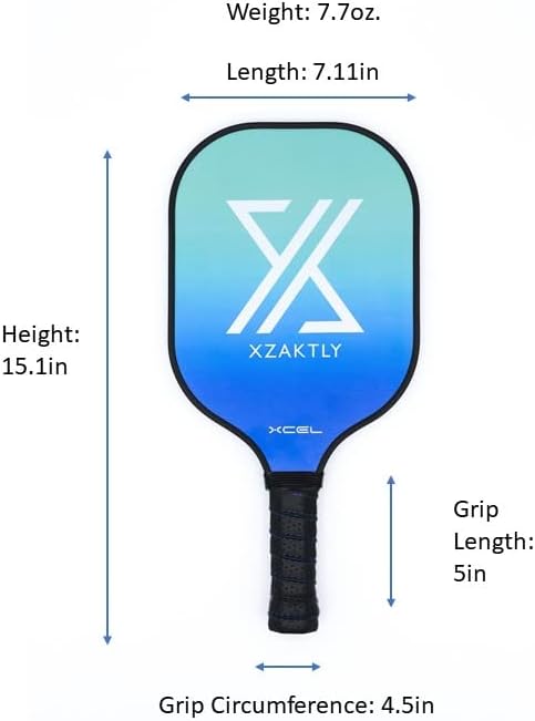 Pickleball Carbon Fiber Paddle - XZAKTLY - XCEL
