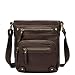 Scarleton Washed Multi Pocket Crossbody Bag H169321 - Coffee