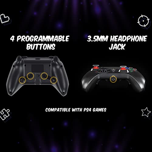 Cosmic-Byte-Stratos-Xenon-PS4iOSAndroid-Wireless-Programmable-Gamepad-Black