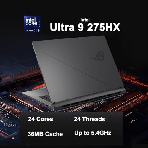 Image of ASUS ROG Strix G18 G815 Gaming AI PC Laptop 18 inch 2.5k (2560x1600) 240Hz (100% DCI-P3, 3ms) Intel 24-core Ultra 9 275HX 32GB RAM 2TB SSD GeForce RTX 5060 RGB Backlit Wi-Fi7 Win11 ICP Accessory