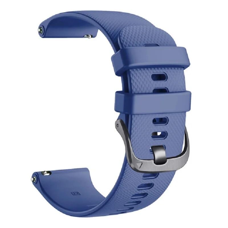 Correa de silicona de 20 mm y 22 mm para Garmin Vivoactive 3 4 Venu SQ Vivomove HR Forerunner 158 55 correa de reloj inteligente, 22 mm para Vivoactive 4