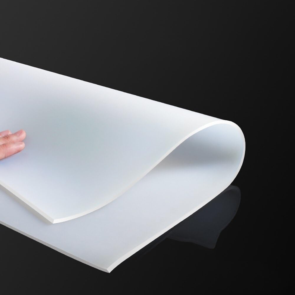 Silikonkautschukplatte, Silikonkautschuk-Plattendichtungen, DIY-Material, unterstützen die Nivellierung, den Dichtungsschutz und Abrieb(500 * 500 * 4mm)