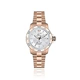 Caja de acero inoxidable marino con base atornillada y corona atornillada