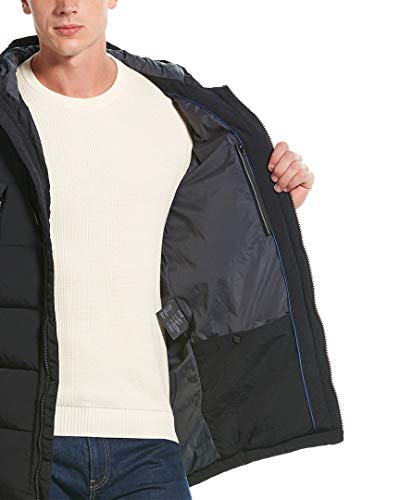 Image of Andrew Marc Men's Mid Length Water Resistant Crinkle Down Jacket