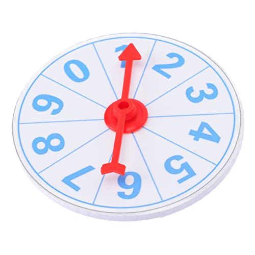 Sosoport 1Pc Turn Plate Prize Wheel Hanging Turntable for Party Games Portable Game Prop for Fundraisers Carnivals and Classroom Activities