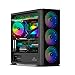 YEYIAN ODACHI Gaming Desktop Computer, AMD Ryzen 9 7950X, GeForce RTX 4090, 32GB DDR5 5600MHz RAM, 2TB M.2 SSD + 2TB HDD, Liquid Cooler VR Ready Gaming PC, 1000W PSU, USB-C 3.2, WiFi, Win 11 Home