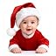 1pc Baby Red Santa Hat