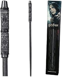 The Noble Collection - Severus Snape Wand In A Standard Windowed Box - 14in (35cm) Wizarding World Wand - Harry Potter Film Set Movie Props Wands