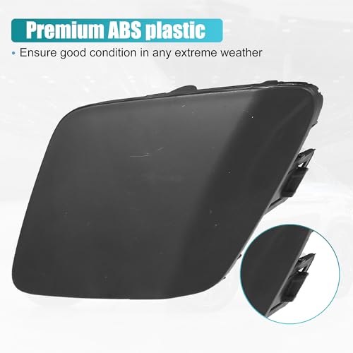 Uxcell A23090800UX0500 1 Pair Car Front Left Right Bumper Tow Hook Cover Towing Eye Cap thumb #3