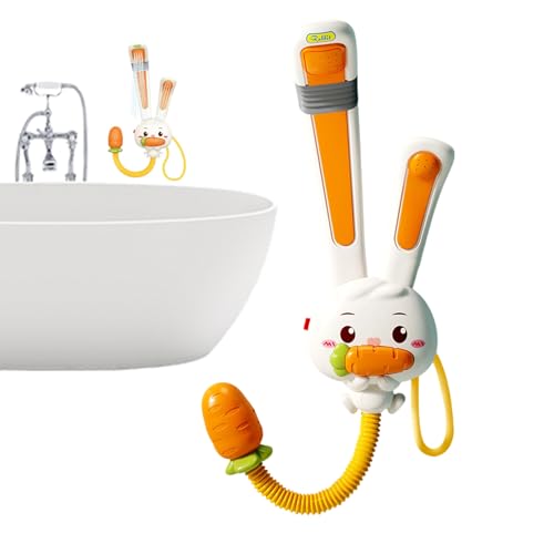 Jeux de bain en forme de lapin pour calmer la peur de l'eau des enfants