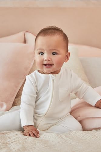 MORI Baby Unisex Clever Pajamas with Two Way Zip - Comfort Breathable Jumpsuit Footed Nightwear for Toddler Boys and Girls2