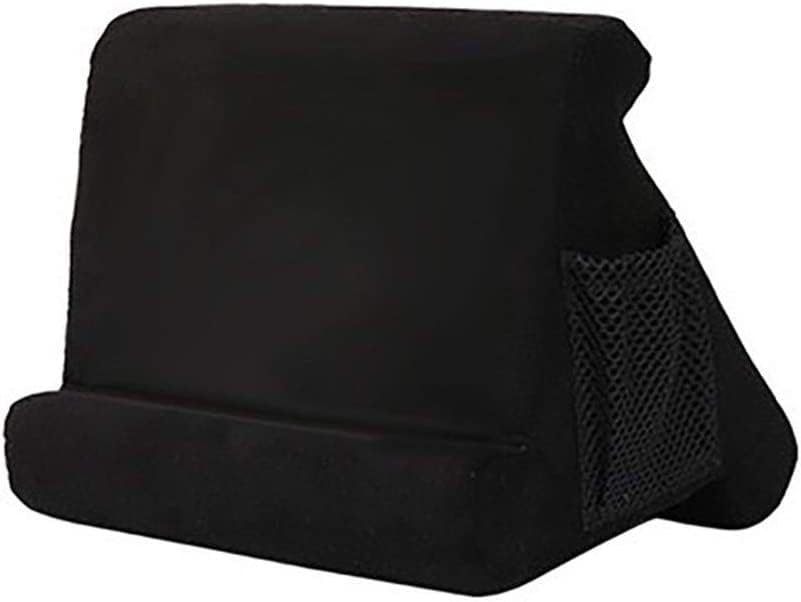 ZAJCI Pad Pillow - Support de Tablette Souple avec Poche en Filet - Support Universel Multi-Angle de Tablette Lit, Support pour Tablette Smartphones Livres Magazines...