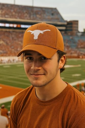 Gorra oficial Texas University naranja ajustable miniatura 2