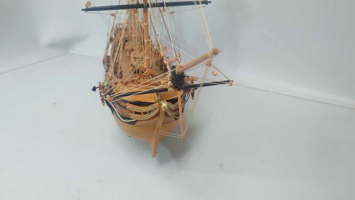 Amazon.co.jp: □美品 完成品 HMS BEAGLE 帆船木製 模型 ビーグル