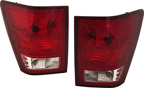 Garage-Pro Tail Light Compatible with 2007-2010 Jeep Grand Cherokee SET Driver and Passenger Side