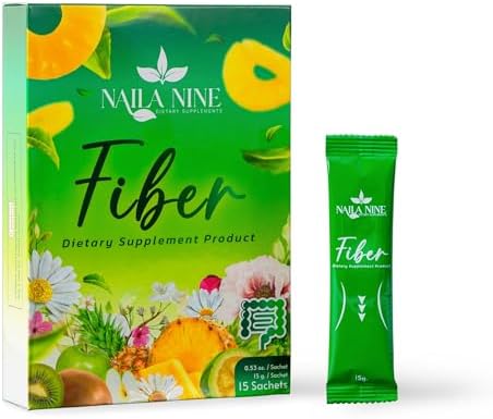 Amazon.com: NAILA NINE Prebiotic Fiber Supplement Powder Apple and Kiwi ...