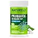NATURELO Probiotic Supplement - Best for Digestive Health and Immune Support - Ultra Strength Probiotics - 50 Billion CFU - 11 Strains - No Refrigeration Needed - 30 Vegetarian Capsules