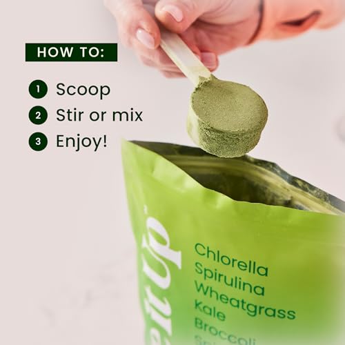 Best Greens Powders for Women Over 50: Your Complete Guide to Energy, Bone Health, and Vitality 12 Live It Up Super Greens Powder | All-Natural Plant-Based Superfood Blend w Probiotics, Digestive Enzymes | Supports Gut Health, Immunity, Energy, & Daily Wellness | No Added Sugar - Berry, 30 Servings