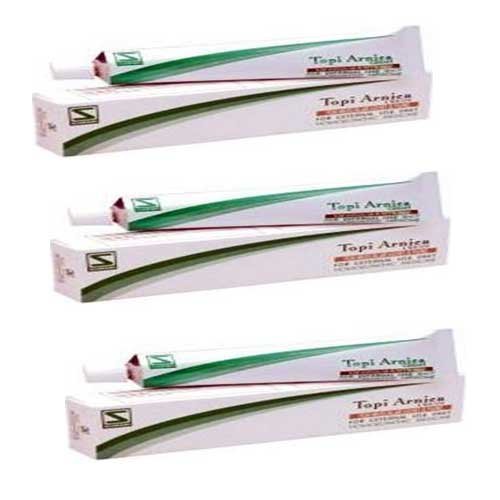 3 x Schwabe Homeopathy Topi Arnica Cream - for Muscular Aches."Shipping by FedEx" by DR.WILL-SCHWABE