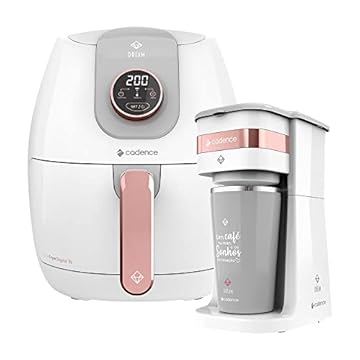 Kit Cadence Dream Rosé Gold - Fritadeira e Cafeteira - 220V