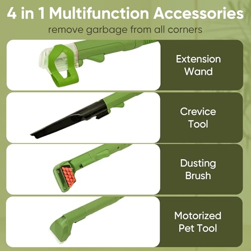 Upgraded Flexible Replacement Hose for Bissell Little-Green Upright &Portable Carpet Cleaners for 1400B 4075 3860 3353 2458 1400 Series With 3" Tough Stain Brush,brush,Self-Cleaning Tool,Crevice brush by Tivcroxs - Image 4