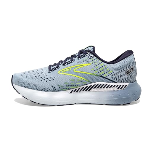 Image of Brooks Women's Glycerin GTS 20 Supportive Running Shoe - Light Blue /Peacoat /Nightlife - 8.5 Medium