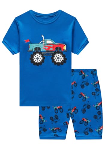 Cotton Pajamas Boys Summer Shorts Sets Toddler Boys Pjs Kids Sleepwear 18Months-12Years3