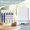 Homruich 24 pezzi di Accessori per Ecovacs Deebot T80 Omni/T80 Aspirapolveri, 2 Spazzole Principali,2 Rulli di Pulizia Mopp,6 Filtri,6 Sacchi di Polvere,6 Spazzole Laterali,2 Strumenti di Pulizia
