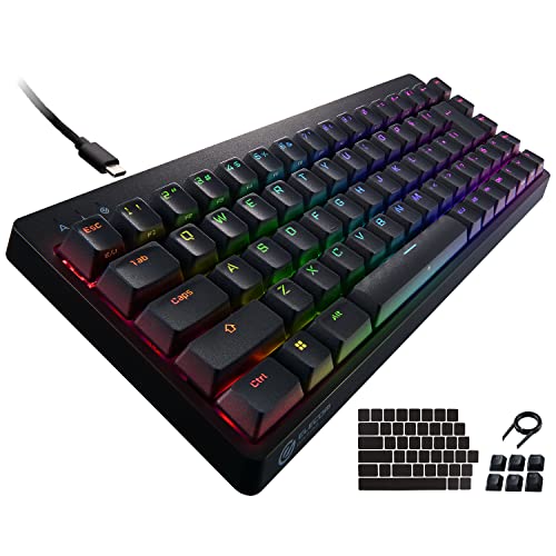 エレコム ゲーミングキーボード 有線 V-custom VK300S RGB テンキーレス...