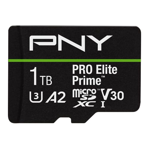 Image of PNY 1TB PRO Elite Prime C10 U3 V30 A2 microSDXC Flash Memory Card