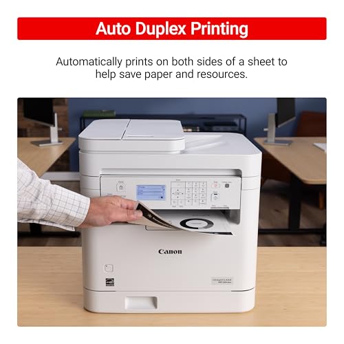 Canon imageCLASS MF284dw Wireless Black & White Laser Printer – All-in-One for Home Use, Print/Copy/Scan, 2-Sided Printing, 35 PPM, Auto Doc Feeder, Mobile Device Compatible, Starter Toner Included