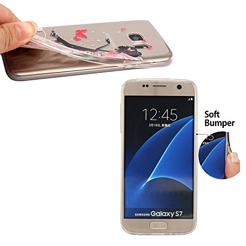 JIAXIUFEN Galaxy s7 Cover, TPU Gel Protettivo Skin...